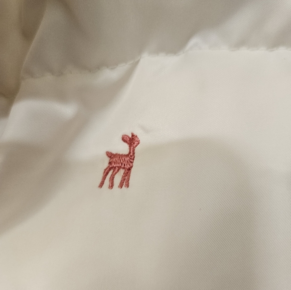 NWT - Down & Waterfowl Filled Old Navy White Vest - Size XXL- Microfleece - Picture 4 of 11